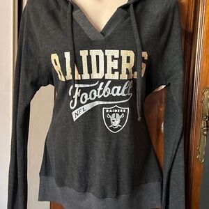 NFL Raiders Black and Silver Hoodie
New without tags